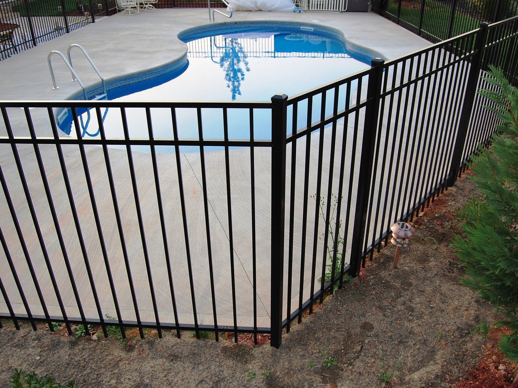 Inground pool fencing